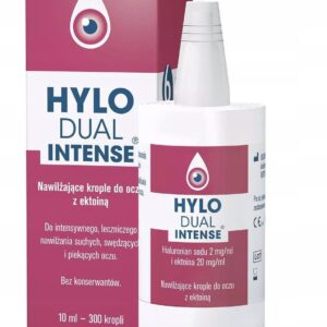 Hylo Dual Intense Krople do oczu nawilżające z ektoiną krople do oczu 10 ml
