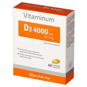 Starpharma witamina D3 4000 j.m Strong 60 kaps.