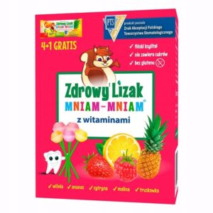 Suplementy diety Starpharma Zdrowy Lizak Mniam-Mniam różne smaki 5 lizaków
