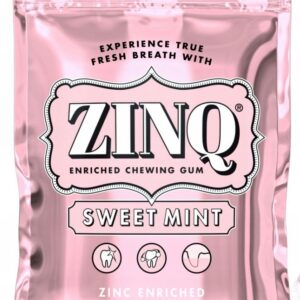 Guma ZINQ Sweetmint bez cukru z cynkiem – na świeży oddech, wegańska 22 szt