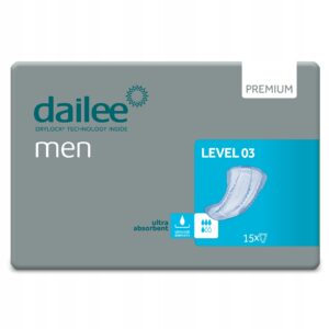 WKŁADKI NA NIETRZYMANIE MOCZU MEN LEVEL 3 CHŁONNE