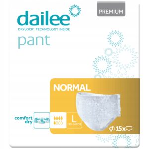 Majtki chłonne wciągane Dailee Pant Normal L 15 szt.