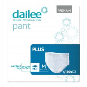 Majtki chłonne Dailee Pant Premium Plus, M 15 sztuk
