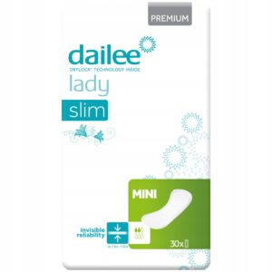 Specjalistyczne wkładki urologiczne damskie Dailee Lady Slim Mini 30 szt.