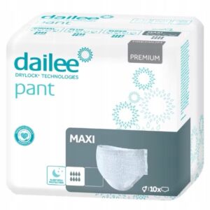 Majtki chłonne Dailee Pant Premium Maxi, rozmiar L 10 sztuk