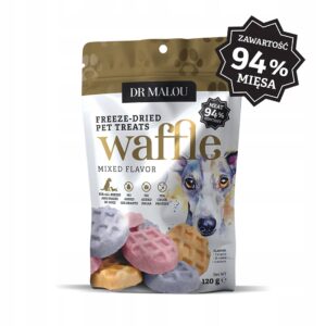 Przysmaki dla psów, wafle liofilizowane z mięsa kurczaka 120 g