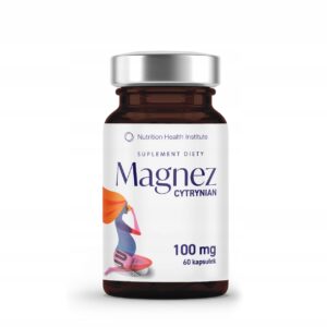 Magnez Cytrynian 100mg 60 kapsułek Nutrition Health
