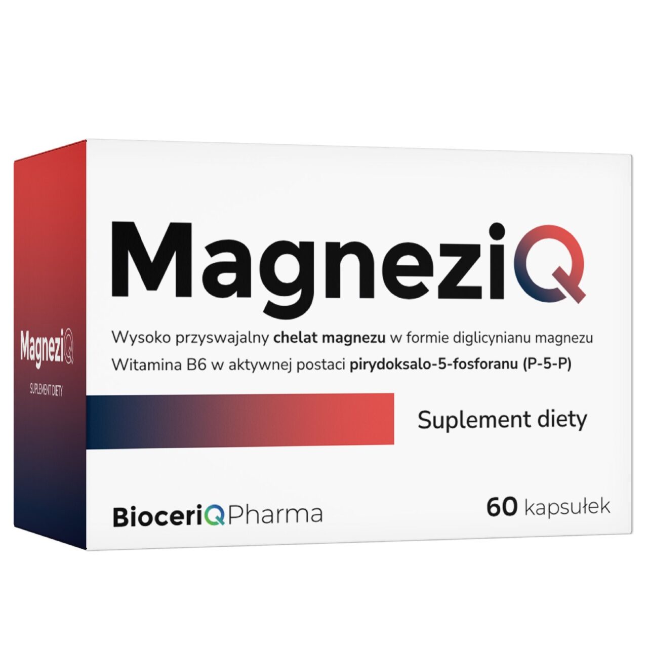 Opakowanie BioceriQ MagneziQ 60 kapsułek