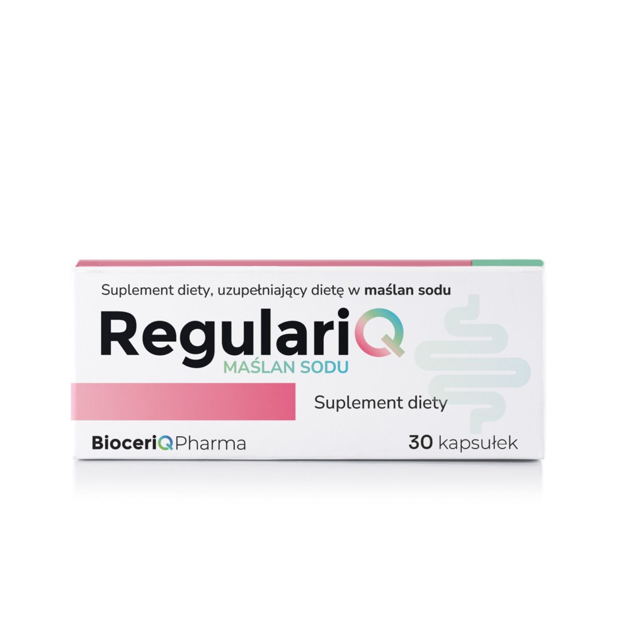 Opakowanie BioceriQ RegulariQ maślan sodu 30 kapsułek