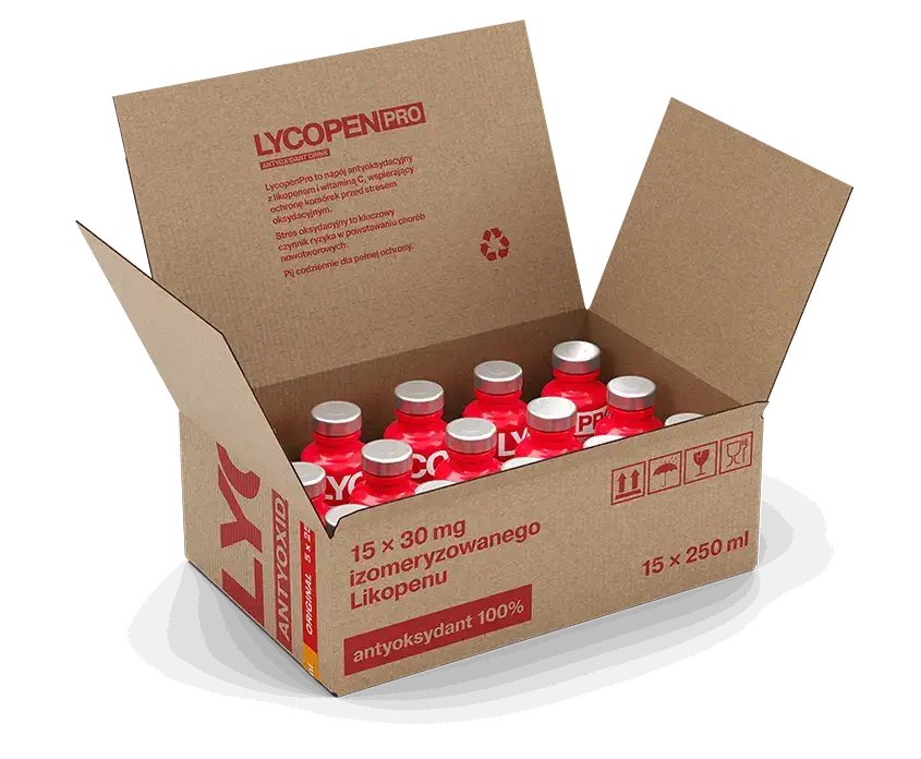 Karton 15 butelek LycopenPRO po 250 ml